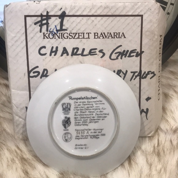 Rumpelstilzen Grimms Fairytales Decorative Plate - Picture 3 of 3